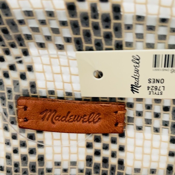 Madewell  Black and white Small Tote Bag - Picture 9 of 13